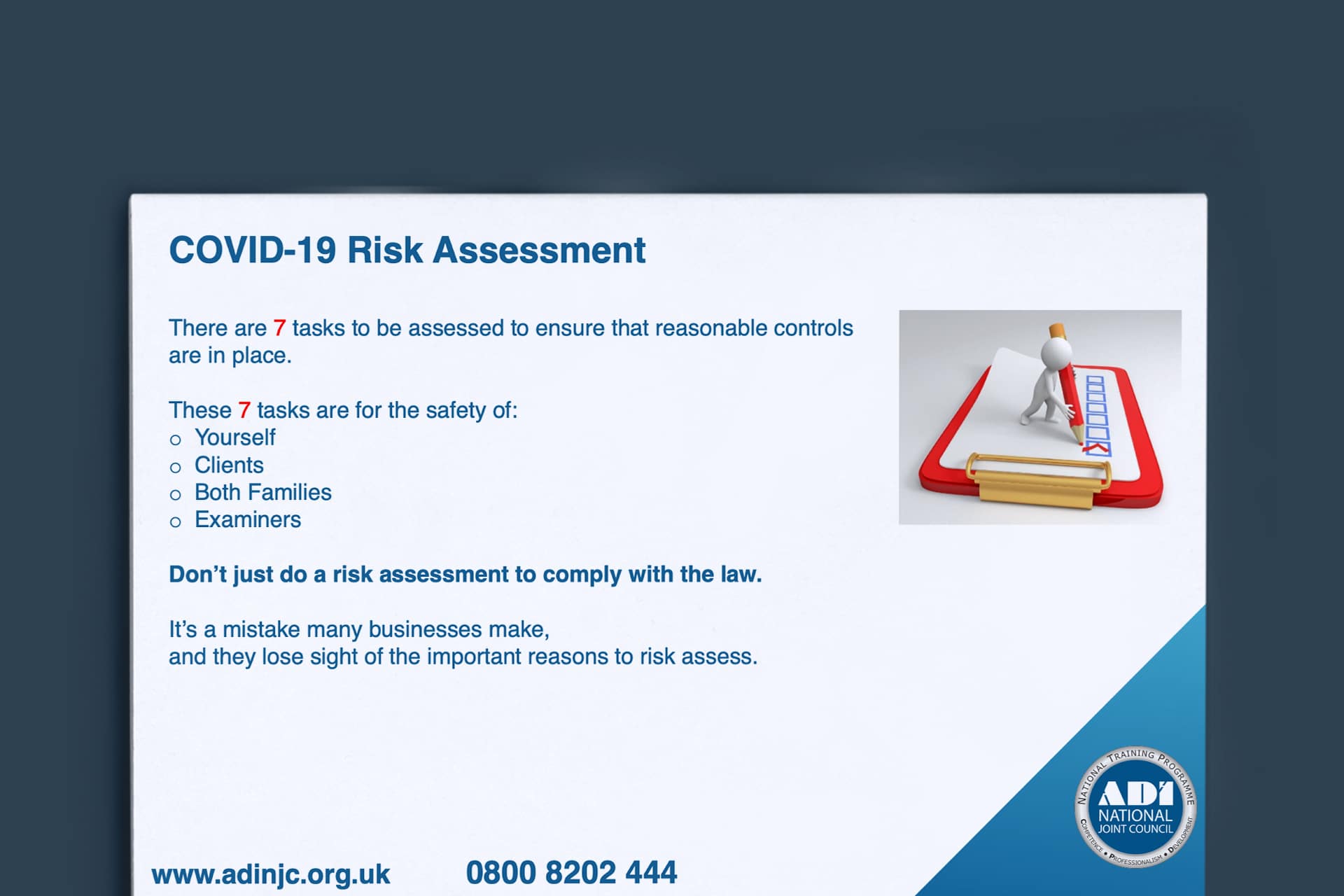 COVID -19 Risk Assessment Presentation PDF