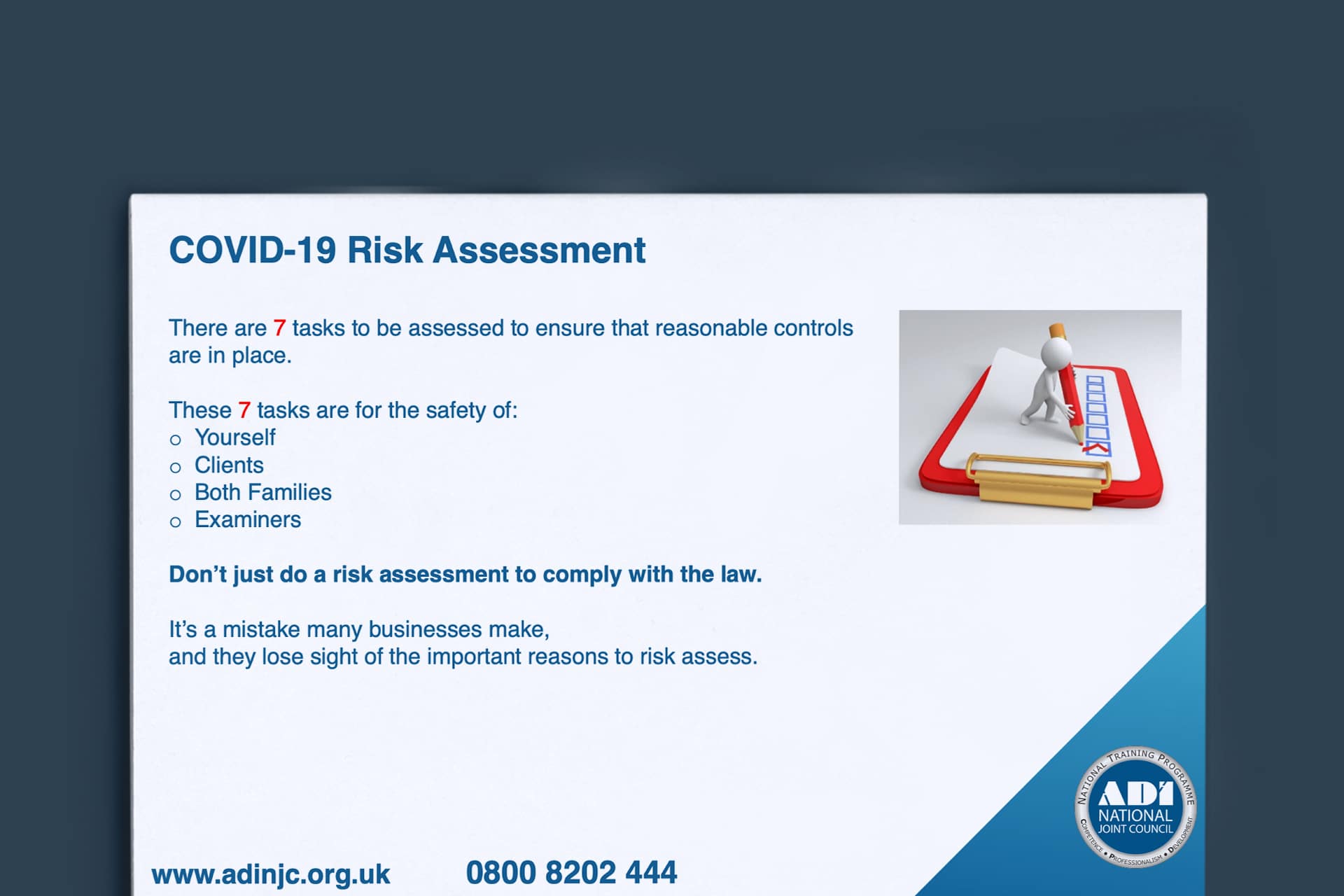 COVID -19 Risk Assessment Presentation PDF